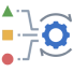 Icon representing simulation and modelling tools