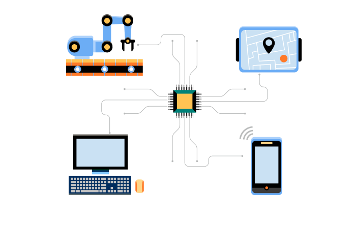 RTOS integration connecting automation, GPS, computing, and mobile devices